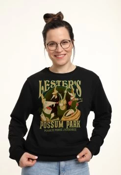 Disney A Goofy Movie Lesters Possum Park - Sweater - Black