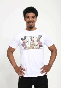 Disney Mickey Classic Mickey And Friends Grid Unisex - T-Shirt Print - White -Mode Verkoop e96d43860f17499892ad0e3399b6fec4