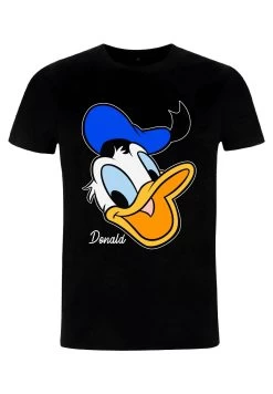 Disney Classic Mickey Donald Big Face Unisex - T-Shirt Print - Black -Mode Verkoop eb6483d6baf74f93b100c3cacfcdb887