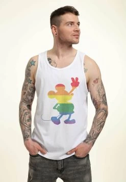 Disney Mickey Classic Love Is Love Pride Mickey - Top - White -Mode Verkoop ec3029699d844521bd8e4ee9e6a78d40