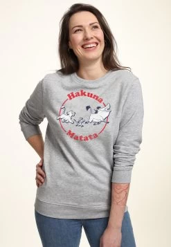 Disney The Lion King Classic Motto - Sweater - Heather Grey -Mode Verkoop eced1342244f47d9a1e87973dcd69395