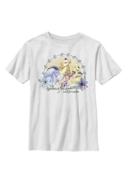 Disney Winnie The Pooh Winnie And Friends - T-Shirt Print - White