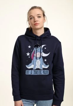 Disney Winnie The Pooh Eeyore Not Morning - Hoodie - Navy Blue