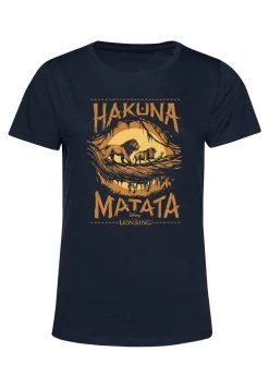 Disney Lion King Savanna Poster - T-Shirt Print - Navy Blue -Mode Verkoop eeaa949125ef4fd3a355e46380cf75e1