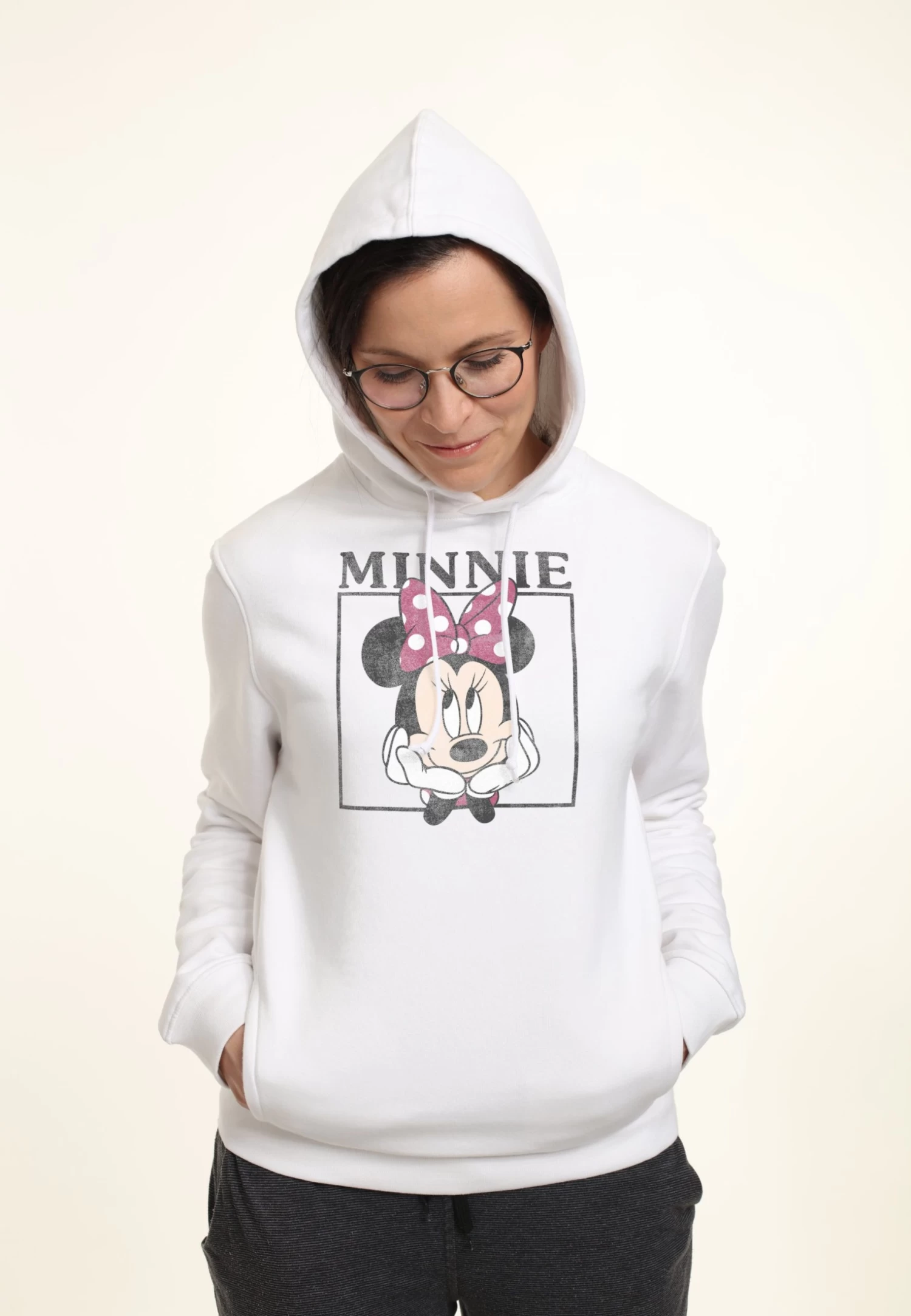 MickeyMouse And Friends Disney Classic Mickey Boxed Minnie - Hoodie - White 3 MickeyMouse And Friends Disney Classic Mickey Boxed Minnie - Hoodie - White - Afbeelding 3