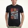 Disney Villains Villains Chills Unisex - T-Shirt Print - Navy Blue