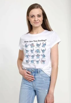 Disney Lilo & Stitch Stitch Moods - T-Shirt Print - White -Mode Verkoop f1cffd6bc6f14a819ed0cb7032e27937