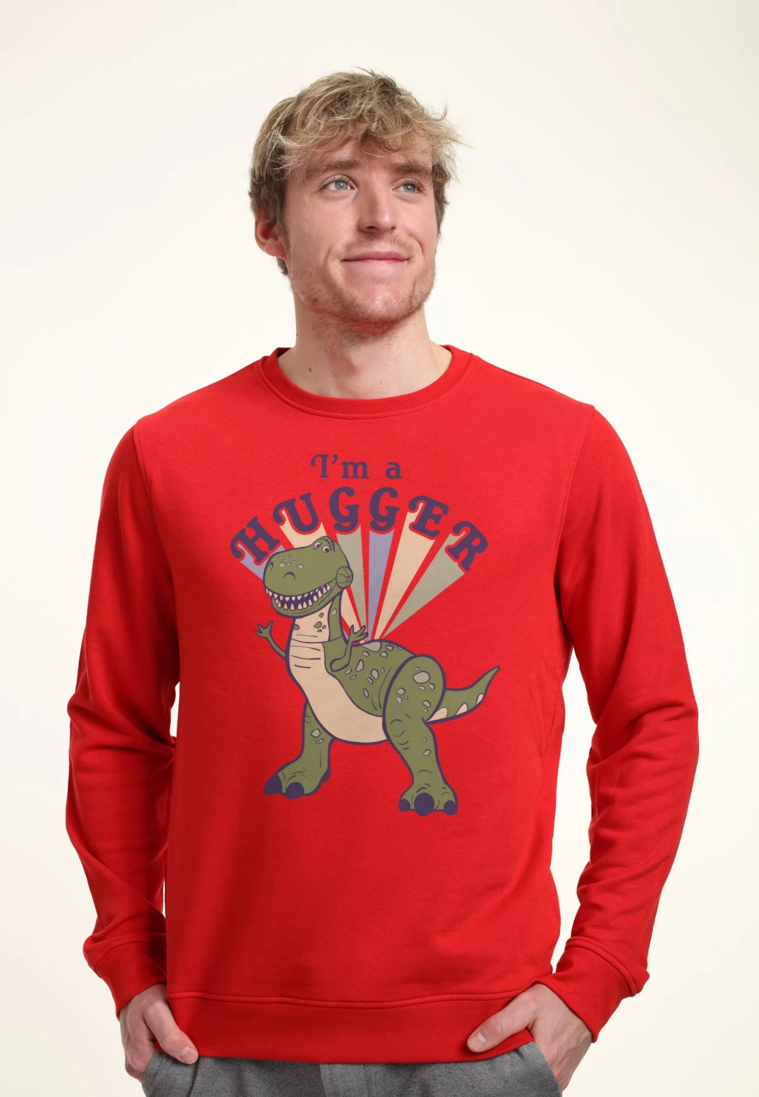 Disney Toy Story 1-3 Hugger Rex - Sweater - Red 3 Disney Toy Story 1-3 Hugger Rex - Sweater - Red - Afbeelding 3