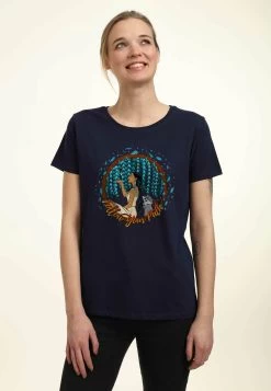Disney Pocahontas Pocahontas And Meeko - T-Shirt Print - Navy Blue