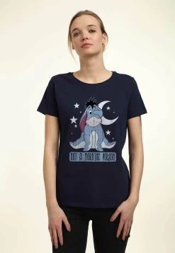 Disney Winnie The Pooh Eeyore Not Morning - T-Shirt Print - Navy Blue -Mode Verkoop f4580d12d29944679a125fb70dcfd224