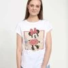 Disney Classic Mickey Chinese Minnie - T-Shirt Print - White