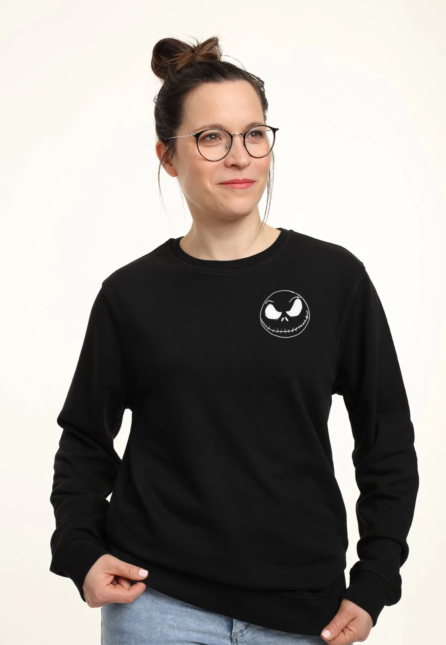 Disney Nightmare Before Christmas Jack Pocket Scribble - Sweater - Black 3 Disney Nightmare Before Christmas Jack Pocket Scribble - Sweater - Black - Afbeelding 3