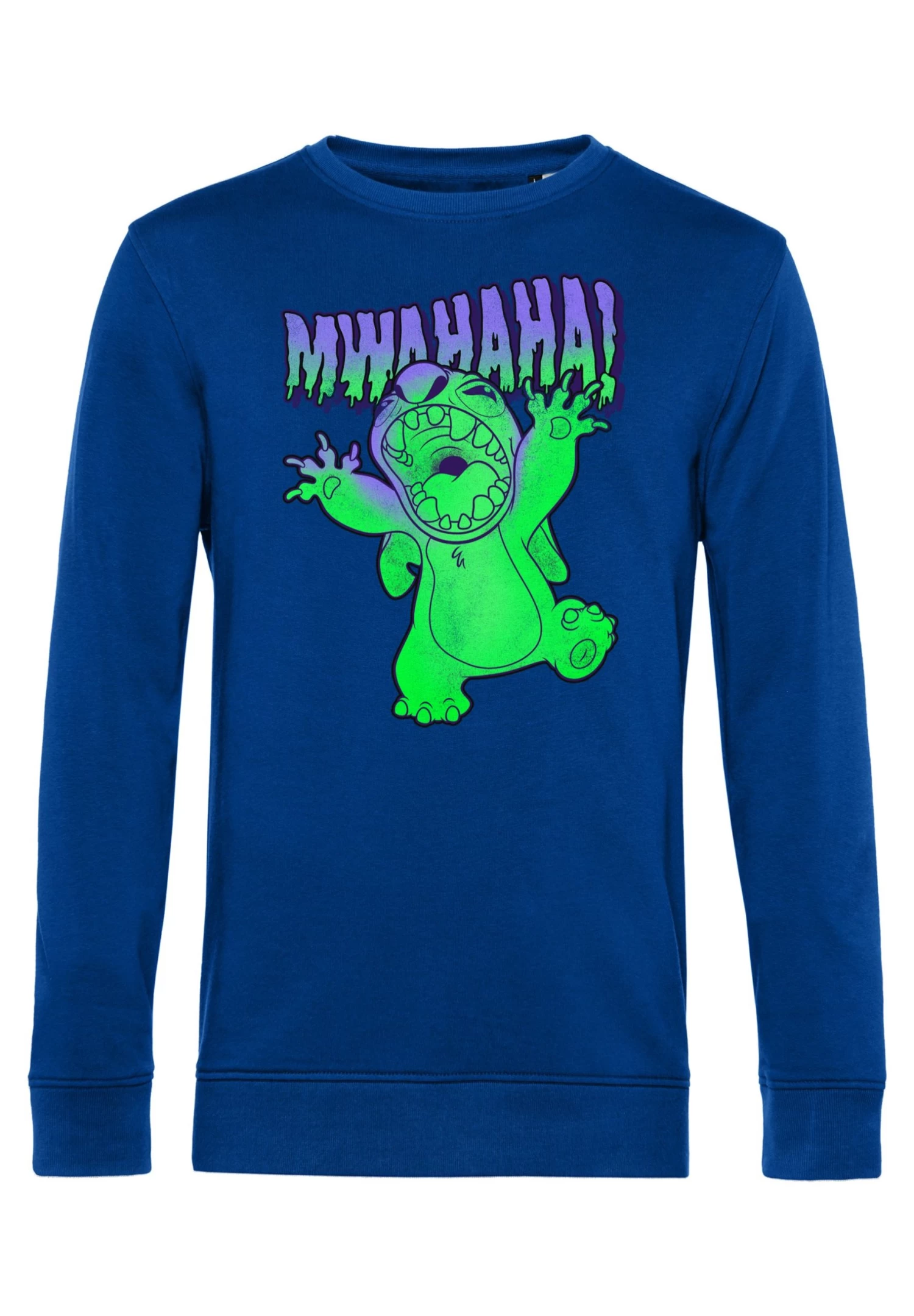 Disney Lilo & Stitch Mwahaha - Sweater - Royal Blue 4 Disney Lilo & Stitch Mwahaha - Sweater - Royal Blue - Afbeelding 4