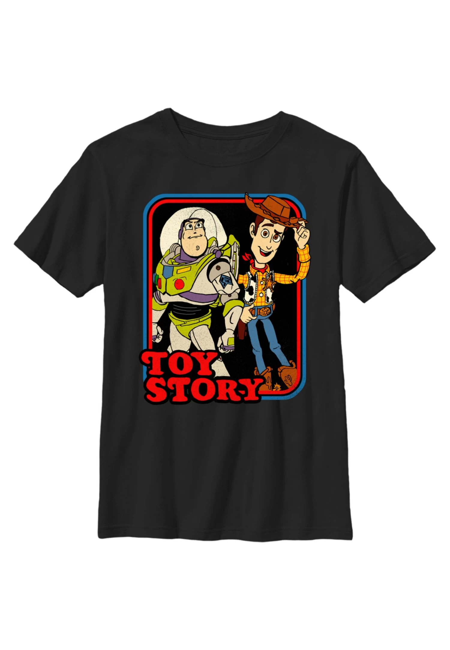 Disney Toy Story 1-3 Storybook - T-Shirt Print - Black 1 Disney Toy Story 1-3 Storybook - T-Shirt Print - Black