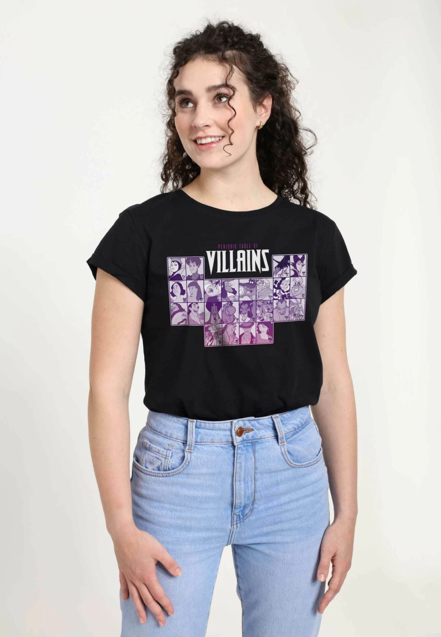 Disney Villains Periodic Villains - T-Shirt Print - Black 4 Disney Villains Periodic Villains - T-Shirt Print - Black - Afbeelding 4