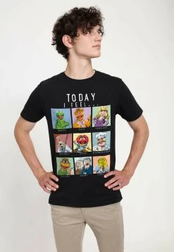 Disney Muppets Muppet Mood Unisex - T-Shirt Print - Black -Mode Verkoop fe38d3833e93497f8277c61c8e367445