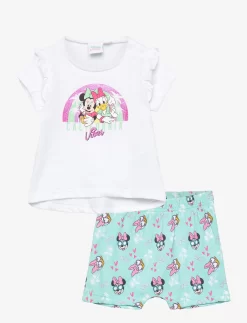 Disney SET 2P SHORT + TS - WHITE