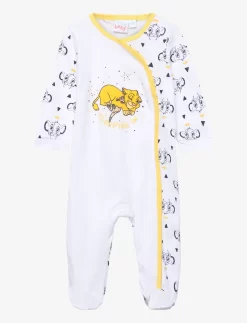 Disney SLEEPSUIT PRINT - WHITE