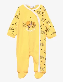 Disney SLEEPSUIT PRINT - YELLOW