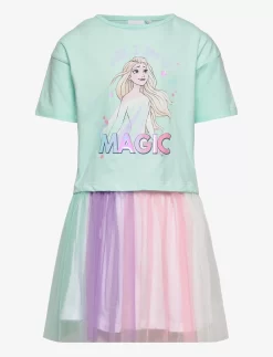 Disney SET 2P SKIRT + TS - TURQUOISE
