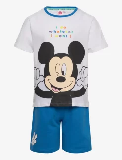 Disney SET 2P BERMUDA + TS - WHITE