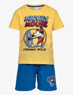 Disney SET 2P BERMUDA + TS - YELLOW